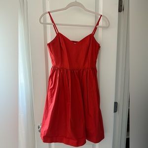 Red Flair Dress